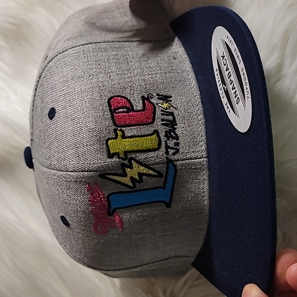 Miller Lite Accessories Miller Lite X J Balvin Limited Edition Gray Grey Snapback Cap Hat